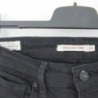 (4392) JEAN femme LEVIS 721 W.26 L.30 T.35 noir high rise skinny