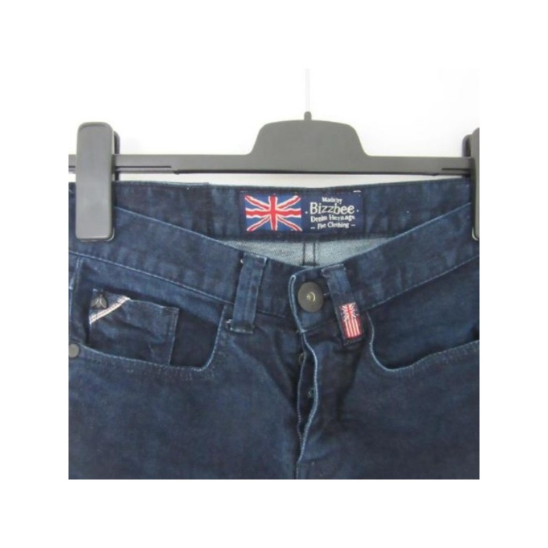(4395) JEAN homme BIZZBEE T.34 bleu état neuf
