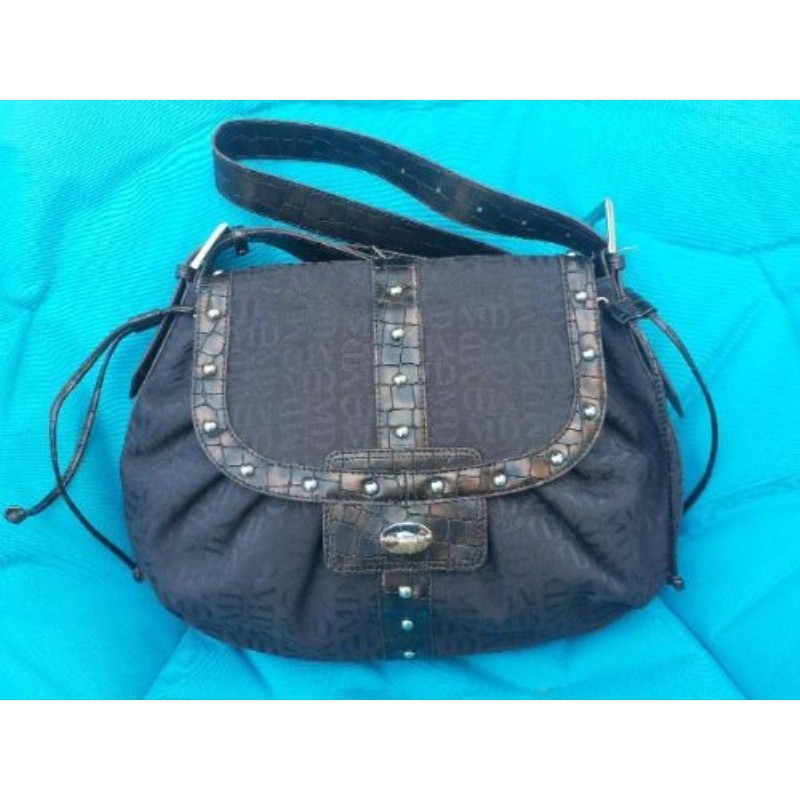 SAC A MAINS CHOCOLAT MAC DOUGLAS ETAT NEUF