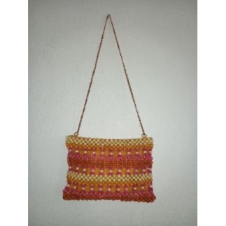 SAC A  MAINS PINKIE PERLES...