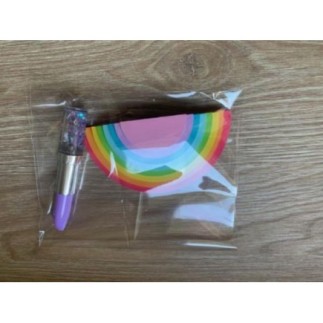 Lot post-it arc-en-ciel et...