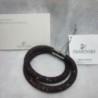(4289 )BRACELET femme SWAROVSKI noir / cristaux multicolores neuf