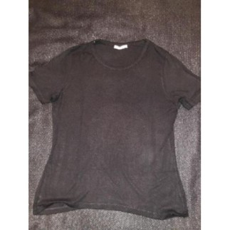 T-shirt noir, Agnès Flo,...