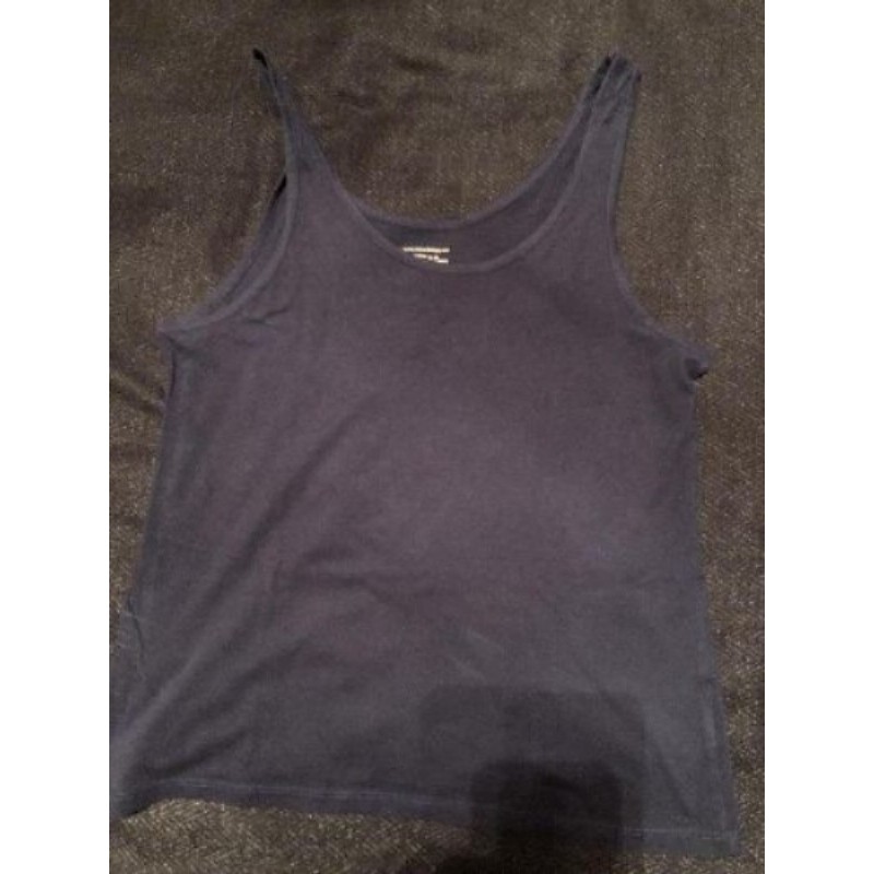 T-shirt MONOPRIX, coton bleu marine, taille 2