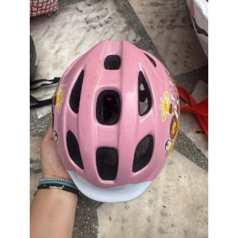 Casque vélo fille Xs 46-53 cm rose 