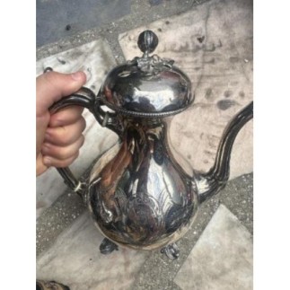 Théière métal argenté...