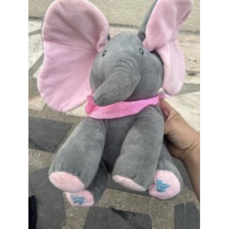 Peluche éléphant interactive 