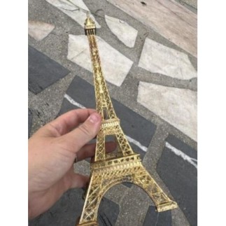 Tour Eiffel doré vintage 