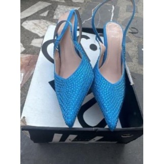 Escarpin bleu strass liu jo 37