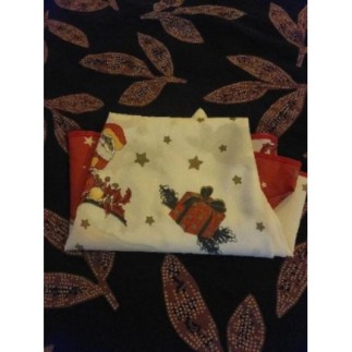 Nappe ronde Noël 160 cm