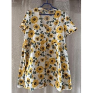 Robe courte tournesols H&M...
