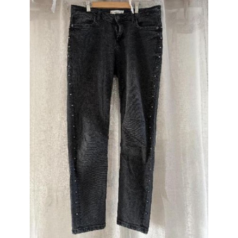 Jean noir à clous Mango / T.38