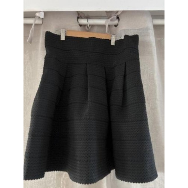 Mini jupe noire taille haute H&M / T. M
