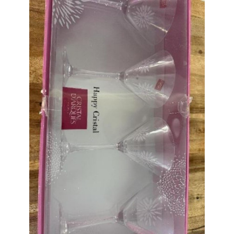Coffret 4 verres cristal d’arques