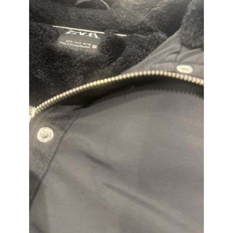Manteau noir à capuche ZARA NeufTaille M