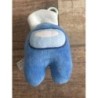 Peluche Among Us bleu avec un petit chapeau