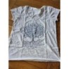 Tee shirt blanc imprimé 