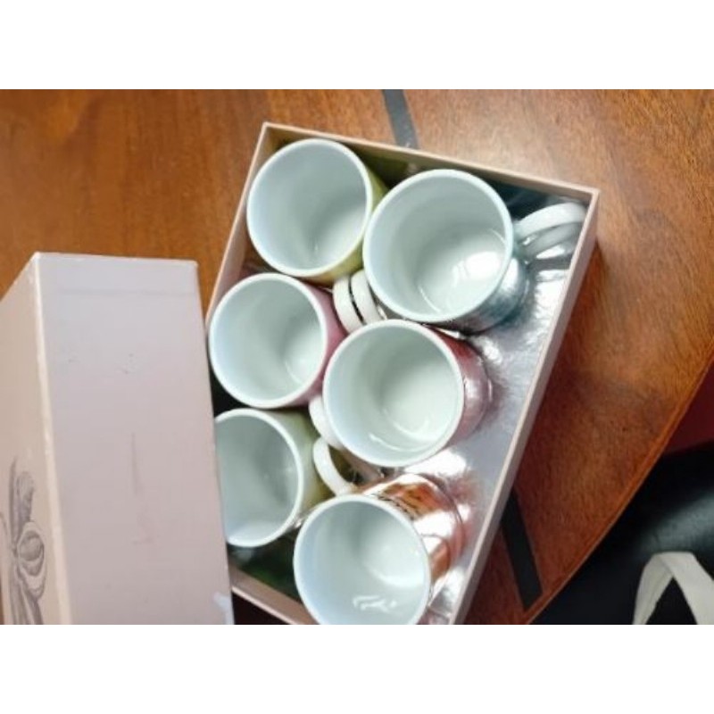 Lot de 6 tasses café