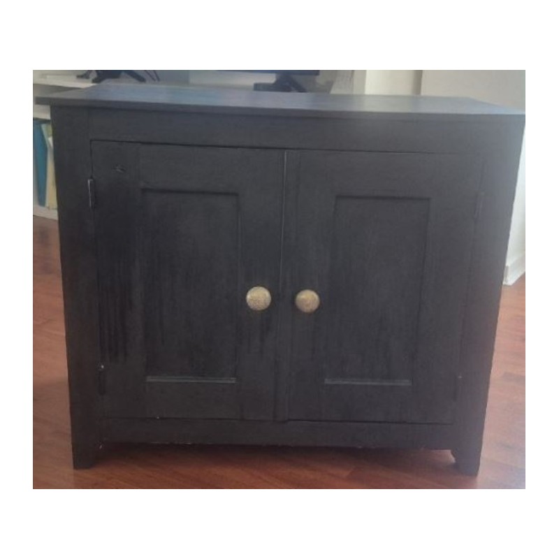 Petit meuble noir H 58xL70xP41