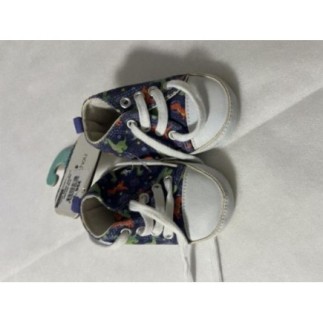 Chaussure bébé bleu dinausaure
