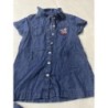 Robe fille bleu manche courte Terre de marins 2 ans 