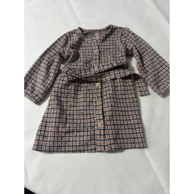 Robe fille carreaux 24 mois