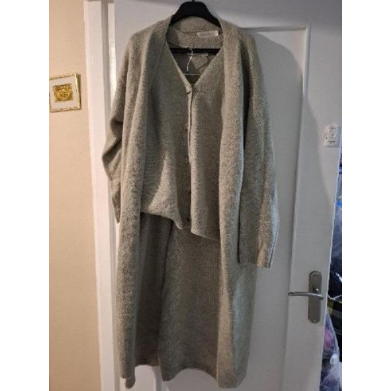 Ensemble 3 pieces Taille S/M vert d'eau 