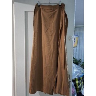 Pantalon jupe fluide camel T38