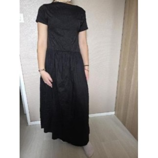 Robe t-shirt noir taille U