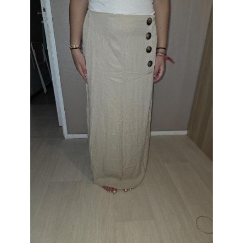 Jupe beige taille U