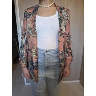 Blazer fleurs taille S