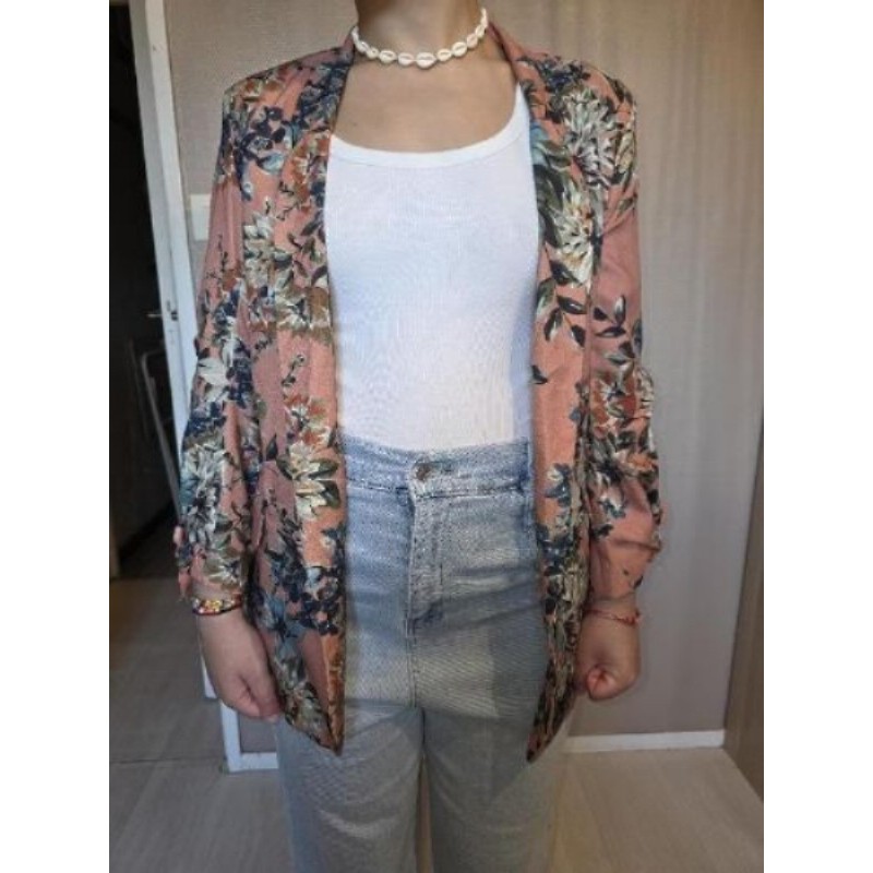 Blazer fleurs taille S