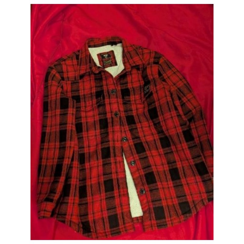 Blouson chaud femme sport 40 - Superdry - Rouge et noir
