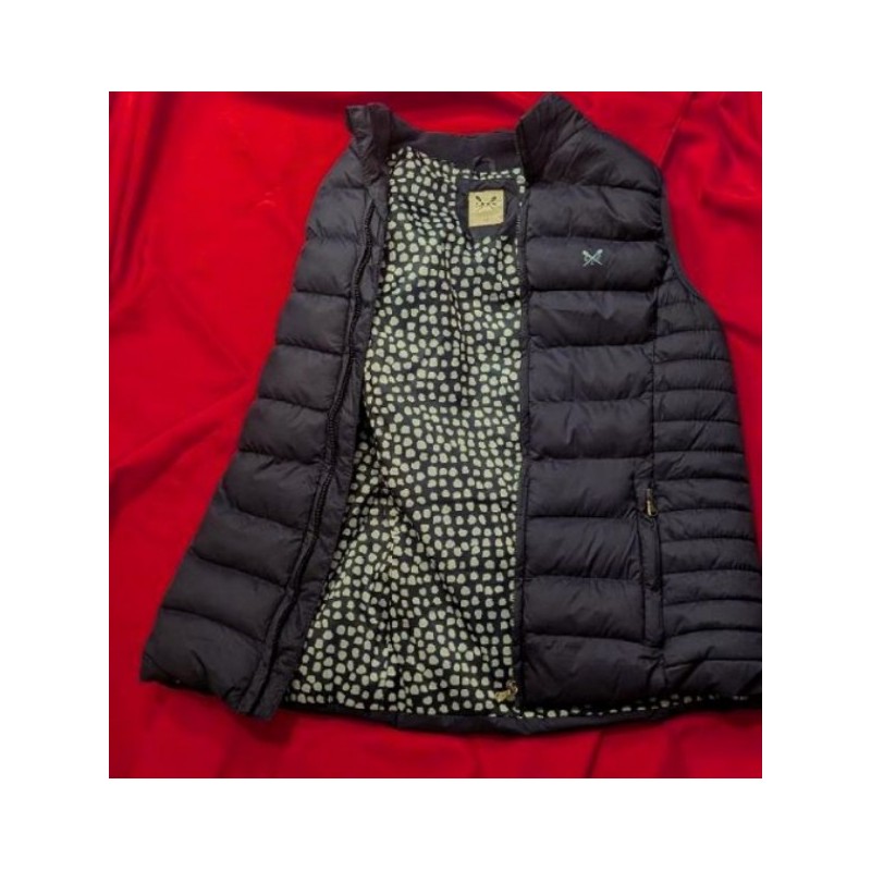 Doudoune femme sans manches bleue taille M - Crew Clothing