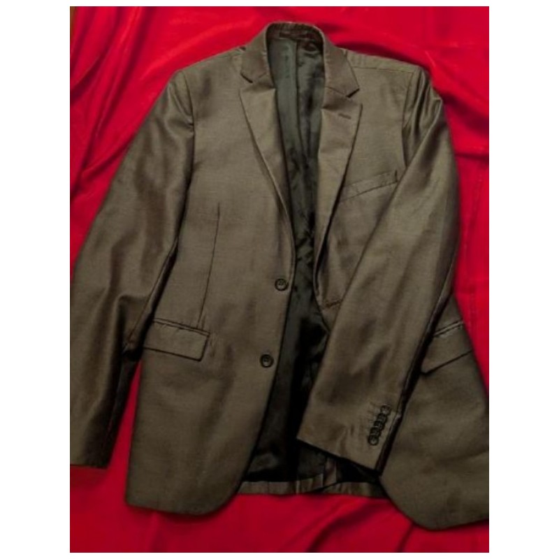 Veste de costume homme 46 - Sergio Vitti - Gris argenté