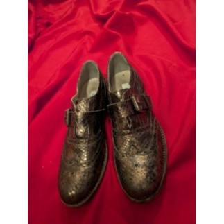 Derbies femme cuivrés à...