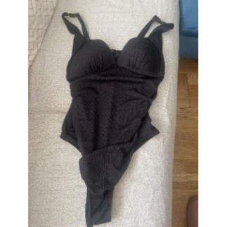 Maillot de bain 1 pièce noir L