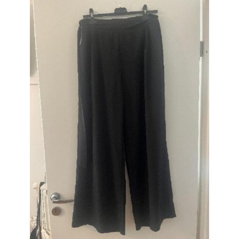 Pantalon large noir léger 