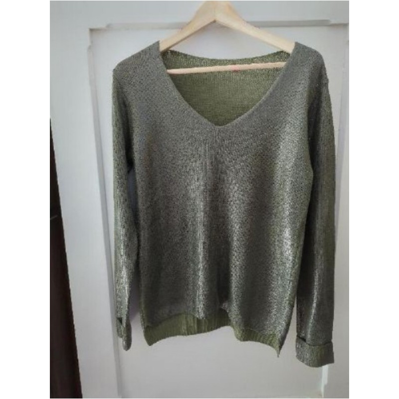 Pull vert et or TM-L