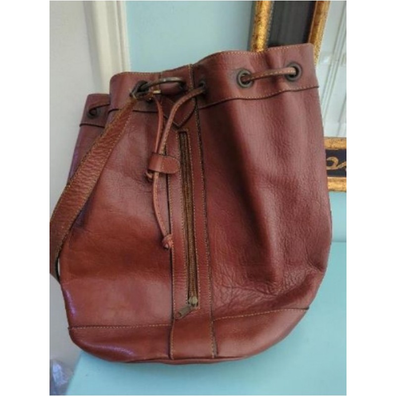 Sac vintage tout cuir 