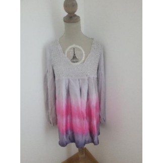 Tunique gris et rose Sashoo...