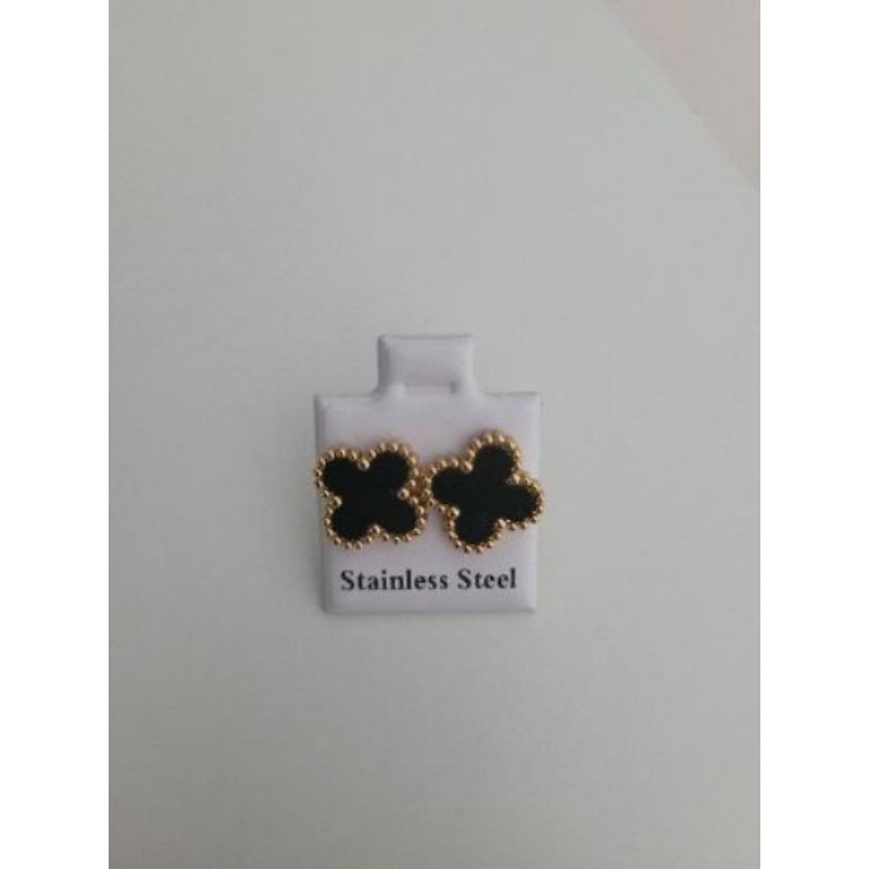 Paire de boucles d oreilles Noir 
