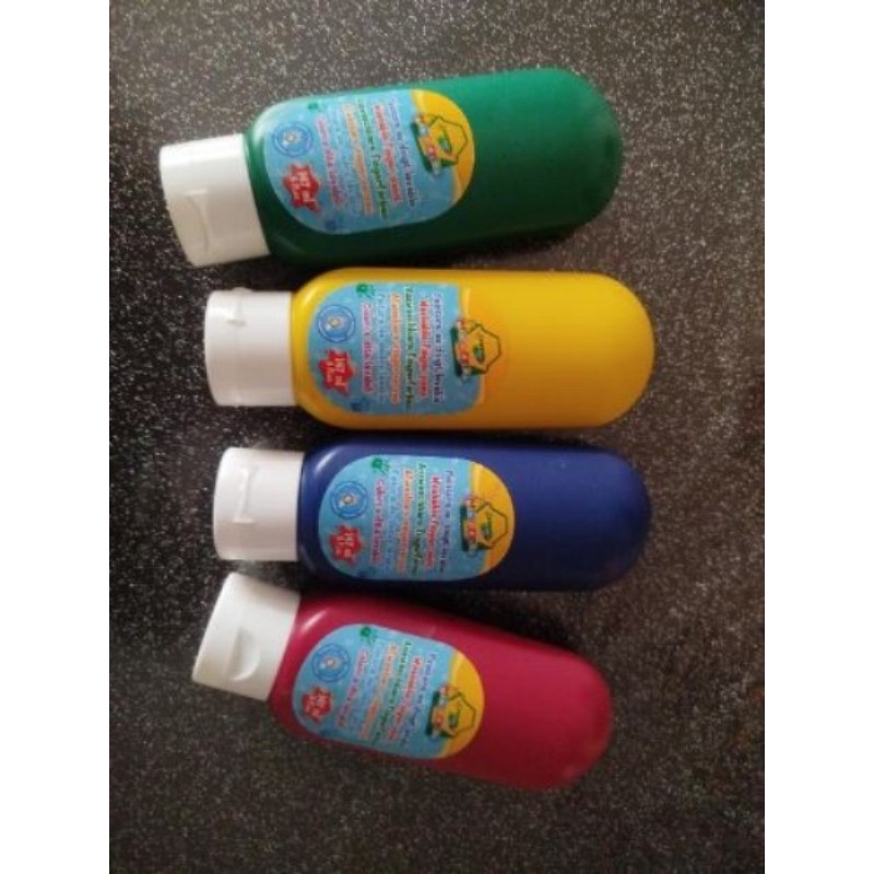 Lot de 4 peintures au doigt 