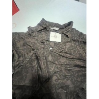 Robe, chemise marron