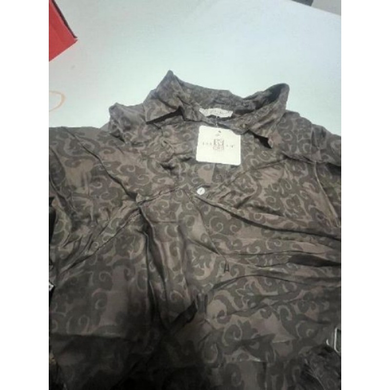 Robe, chemise marron