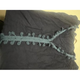 Gandoura bleu et noir 