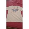 Tee-shirt blanc fleur T M
