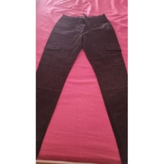 Pantalon noir skinny T 38
