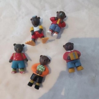 Lot figurines Ours brun