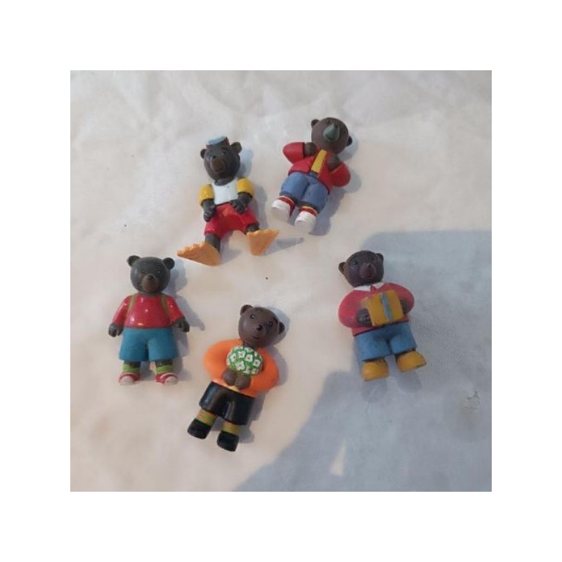 Lot figurines Ours brun